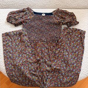 Crewcuts Size 12 Floral Smocked Romper